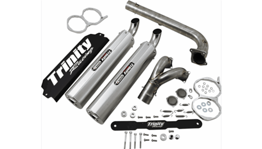 Trinity Racing Polaris Rzr Pro Xp Exhaust System - Black Finish, Full System
