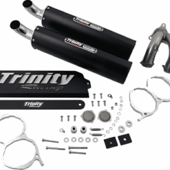 Trinity Racing Polaris Rzr Pro Xp Exhaust System - Black Finish, Full System