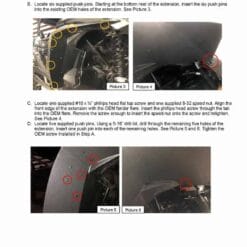 Trail Armor Can-am Commander Fender Extensions, Mud Flaps