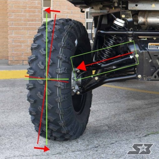 S3 Power Sports Can-am Defender Rear Arms, Upper Adjustable