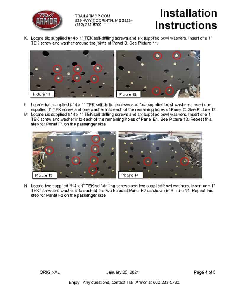 Trail Armor Polaris Ranger Xp 1000 Crew Skid Plates. 21 Newer