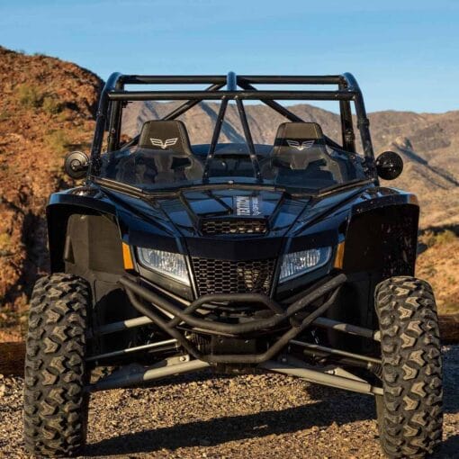 Klock Werks Arctic Cat Wildcat Xx Half Windshield, Utv Flare Edition - Dark Smoke