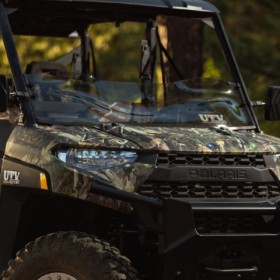 Klock Werks Polaris Ranger Half Windshield, Utv Flare Edition.