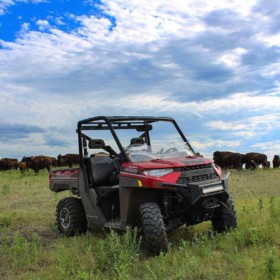 Klock Werks Polaris Ranger Half Windshield, Utv Flare Edition.