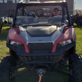 Klock Werks Polaris General Half Windshield, Utv Flare Edition.