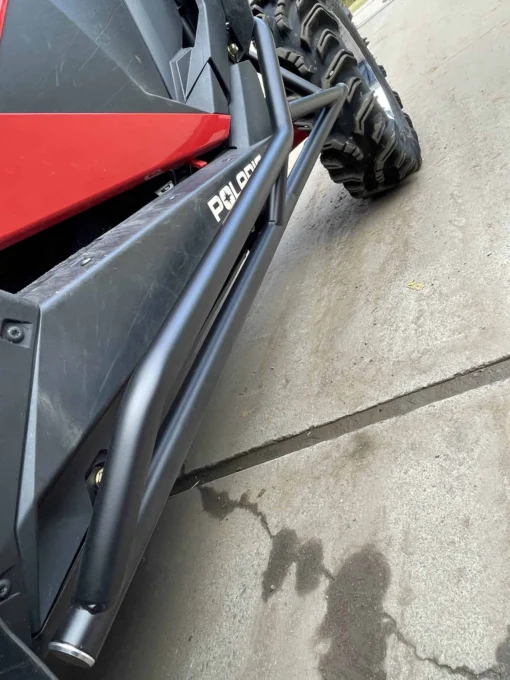 値下げ！自在な滑りに！エランＴＲＸエアーツイスト１４８ｃｍ（画像左）が特価放出! Polaris RZR Trail S 1000 Heavy-Duty Nerf Bars