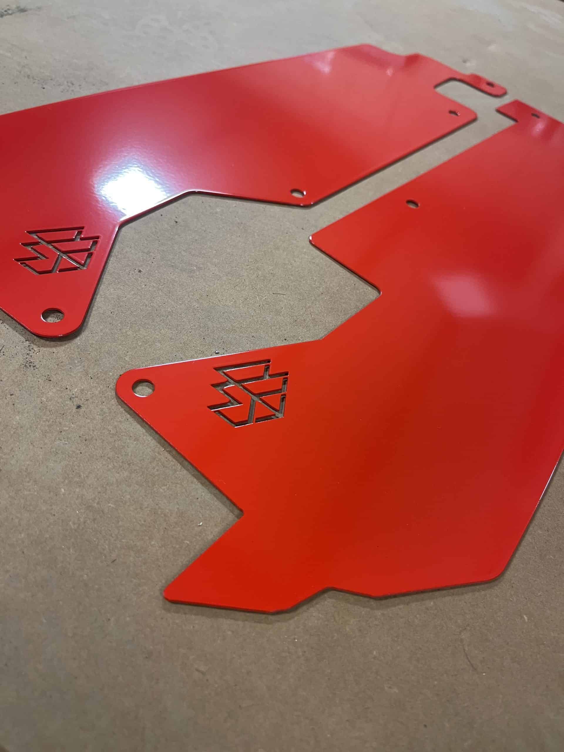 L And W Fab Polaris Rzr Pro Xp Inner Fender Guards, Turbo R Inner Fender Guards, Laser Cut Metal
