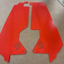 L And W Fab Polaris Rzr Pro Xp Inner Fender Guards, Turbo R Inner Fender Guards, Laser Cut Metal