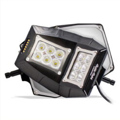 Sector Seven Sawtooth Utv Led Lighted Mirrors, Amber Marker