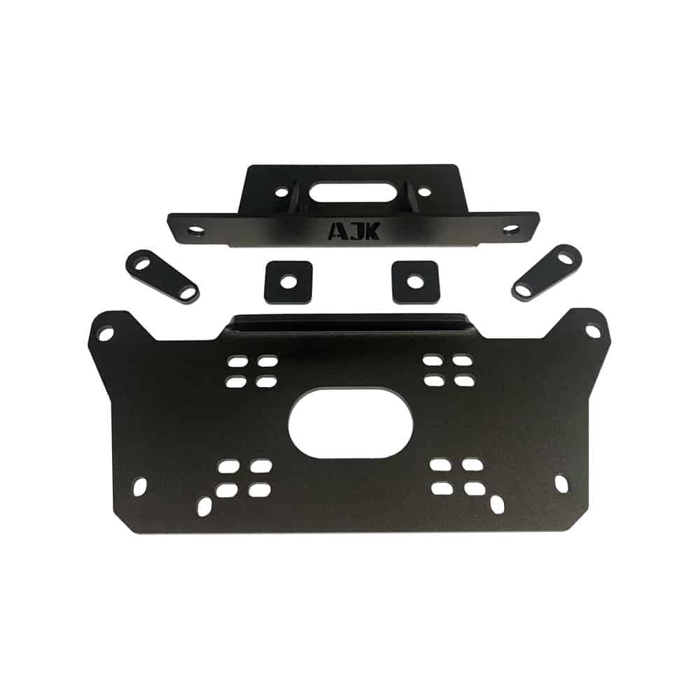 Ajk Offroad Honda Talon Bumper Winch Mount