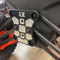 Ajk Offroad Can-am Maverick X3 Radius Rod Plate, Aluminum Rear Bulk Head