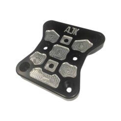 Ajk Offroad Can-am Maverick X3 Radius Rod Plate, Aluminum Rear Bulk Head