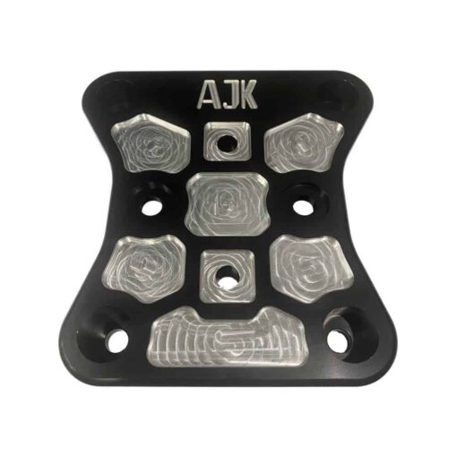 Ajk Offroad Can-am Maverick X3 Radius Rod Plate, Aluminum Rear Bulk Head