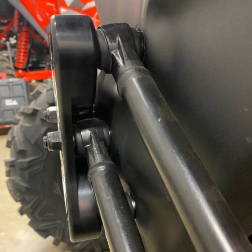 Ajk Offroad Can-am Maverick X3 Radius Rod Plate, Aluminum Rear Bulk Head