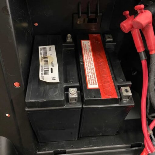 Ajk Offroad Can-am Maverick X3 Dual Battery Box, Oem Location