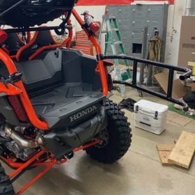 Ajk Offroad Honda Talon Tailgate, Side Swing Opening