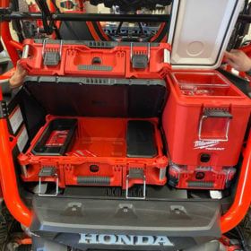 Ajk Offroad Honda Talon Packout Mount, Tool Box Mount