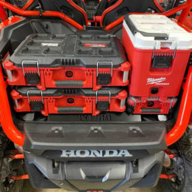 Ajk Offroad Honda Talon Packout Mount, Tool Box Mount