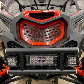 Ajk Offroad Can-am Maverick X3 Bumper, Double Bar Front