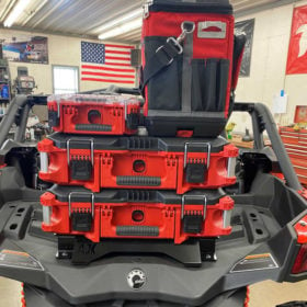 Ajk Offroad Can-am Maverick X3 Packout Mount, Tool Box Mount