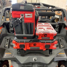 Ajk Offroad Can-am Maverick X3 Packout Mount, Tool Box Mount