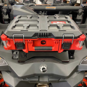 Ajk Offroad Can-am Maverick X3 Packout Mount, Tool Box Mount