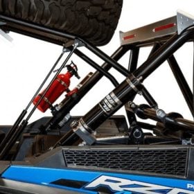 Trinity Racing Polaris Rzr Xp Spare Tire Carrier, High Clearance Edition