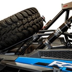 Trinity Racing Polaris Rzr Xp Spare Tire Carrier, High Clearance Edition