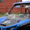 Klock Werks Kawasaki Krx 1000 Half Windshield, Utv Flare Edition.