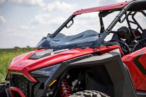 Klock Werks Polaris Rzr Pro Xp Half Windshield, Turbo R Half Windshield, Utv Flare Edition.