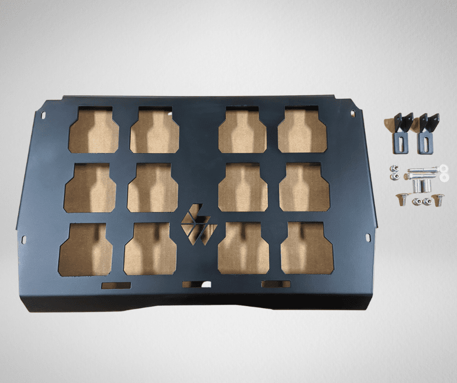 L And W Fab Polaris Rzr Pro Series Tool Box Mount Plate