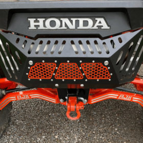 Ajk Offroad Honda Talon Exhaust Cover, 2 Tone Meshed