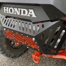 Ajk Offroad Honda Talon Exhaust Cover, 2 Tone Meshed