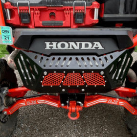 Ajk Offroad Honda Talon Exhaust Cover, 2 Tone Meshed