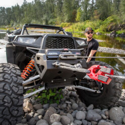 Factor 55 Off-Road Winch Hook Shackle Setup, Ultrahook Dual Pulling Points
