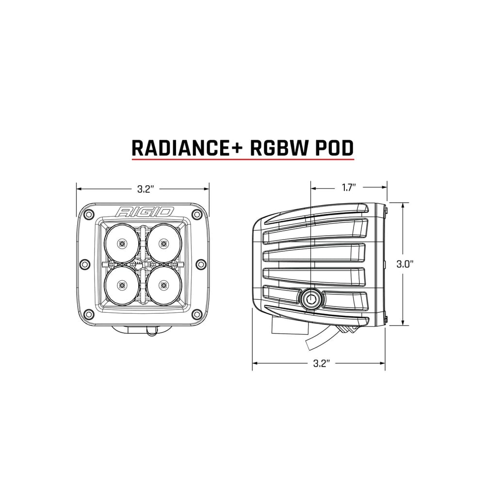 Rigid Radiance, Backlit Pod Lights