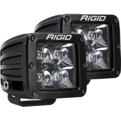 Rigid Dually, Atv / Utv Cube Lights - Spot Midnight Edition, Pair