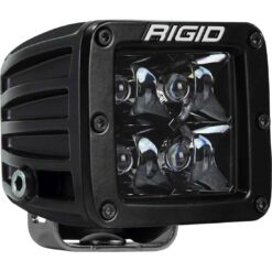 Rigid Dually, Atv / Utv Cube Lights - Spot Midnight Edition, Single