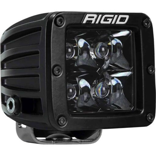 Rigid Dually, Atv / Utv Cube Lights - Spot Midnight Edition, Single