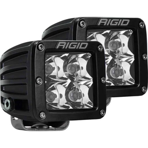 Rigid Dually, Atv / Utv Cube Lights - Spot, Pair