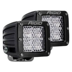 Rigid Dually, Atv / Utv Cube Lights - Diffused, Pair