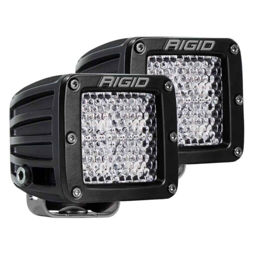 Rigid Dually, Atv / Utv Cube Lights - Diffused, Pair
