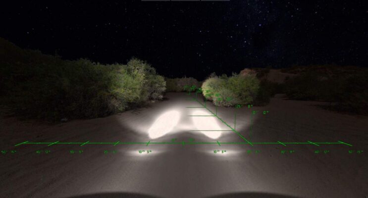 Rigid Off Road Pod Lights, Wide Beam