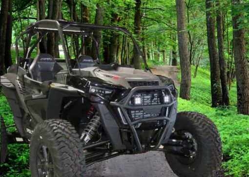 Polaris Rzr Front Bumper, Tubular Brush Guard