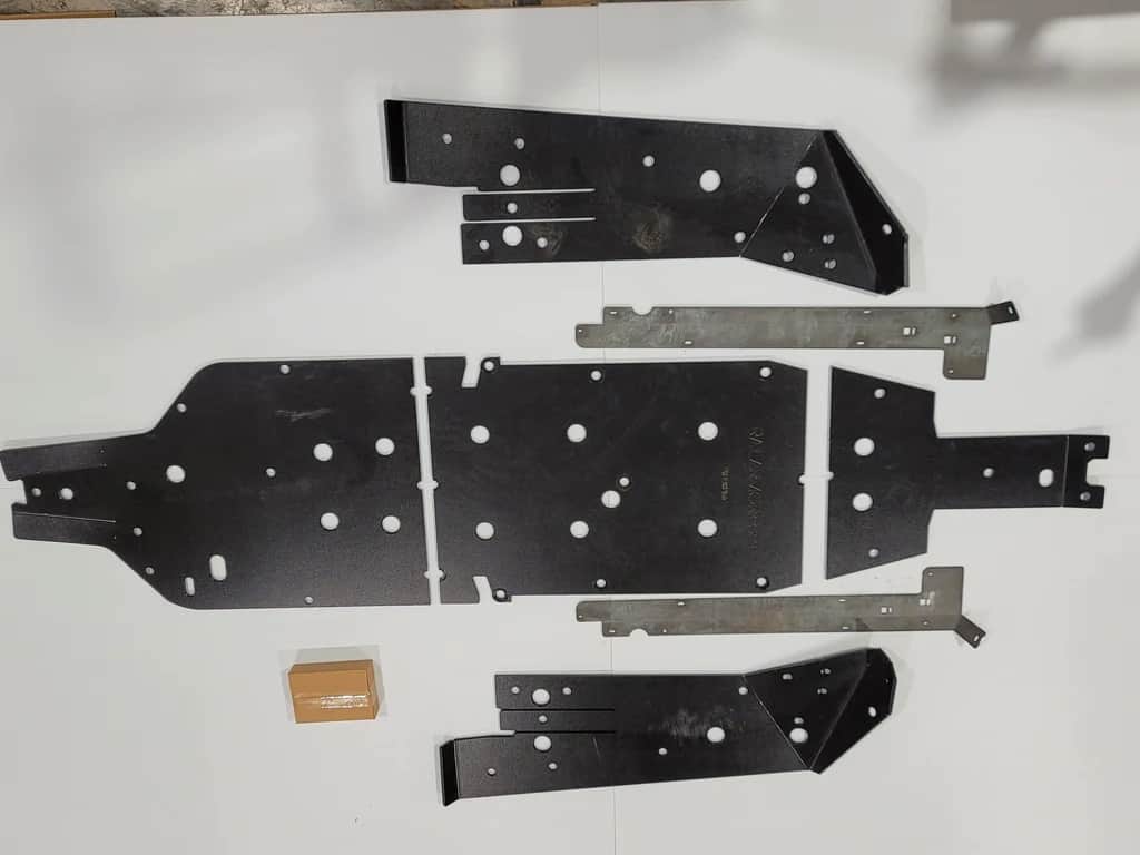 Trail Armor Polaris Rzr Turbo R Skid Plate With Rock Sliders Option