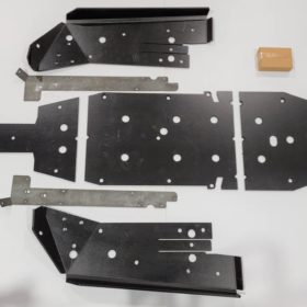 Polaris Rzr Turbo R Skid Plate With Rock Sliders Option