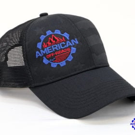 American Off-roads Trucker Hat With Flag