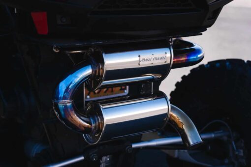 Force Turbos Polaris Rzr Xp Turbo Slip On Exhaust, Full System Option