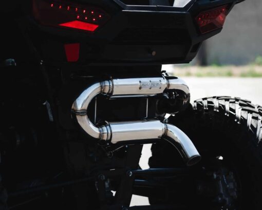 Force Turbos Polaris Rzr Xp Turbo Slip On Exhaust, Full System Option