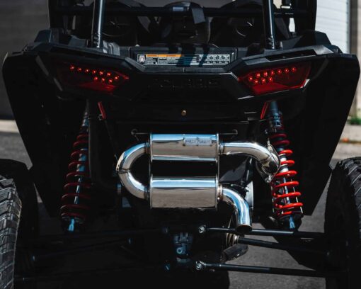 Force Turbos Polaris Rzr Xp Turbo Slip On Exhaust, Full System Option